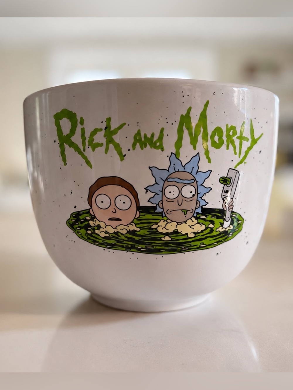 Rick and Morty 20 Oz Ramen Bowl Y2K Cartooncore Adult Swim